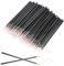 100 Stück Eyeliner Pinsel Einweg Micro Applikatoren Pinsel Wimpernverlängerung Pinsel Einweg Microbürsten Wimpernbürste Einweg Eyeliner Applikator Ultrafeiner Spitze Kosmetische Make Up Pinsel Tools