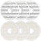 DLAIMI 6PCS Mop Pads Replacement Compatible with Vileda Spin and Clean Mop head, Microfiber Refills Washable & Reusablefor Cleaning Floors (Grey)
