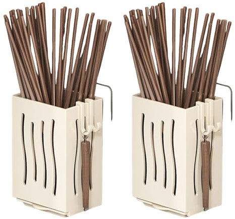 MLWSKERTY Élégant support de rangement à suspendre pour baguettes avec motifs respirants pour la maison et le bureau