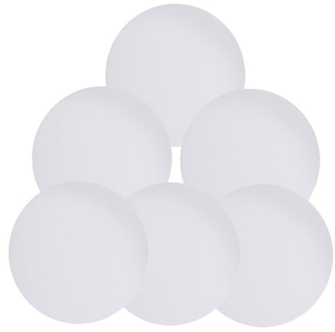 UKCOCO 6 Stücke Anti-blend-spotlight-lampenabdeckung Lampenschirme Für Deckenstrahler Lampenabdeckungen Für Diffusorscheinwerfer Diffusor Lampenabdeckung Zubehör Für Leuchten Weiß Plastik