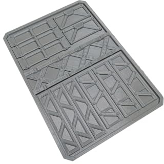 Girders & Beams Palette de texture au pinceau sec pour peinture miniature – Non apprêté