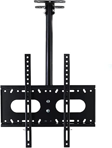Soporte de Montaje en Techo para TV de 26 a 55 Pulgadas. Soporte de Poste Giratorio Ajustable Que soporta hasta 50 kg/110 LB. Diseño Multifuncional para techos abovedados