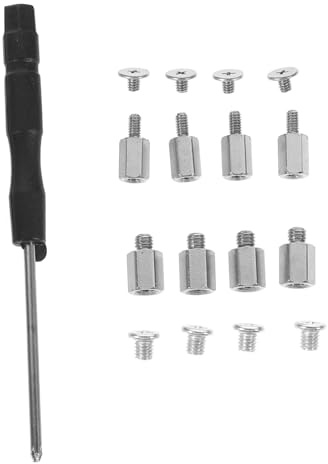 LIGIGWASH SSD Screw Kit Stainless Steel Motherboard Mounting Screws with Driver for Laptop Console Installation Thread Hard Disk Accessory