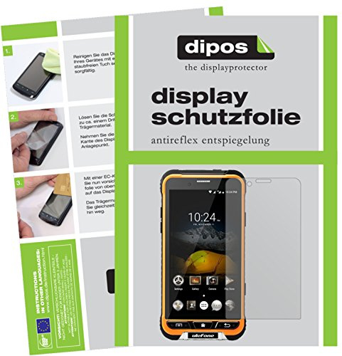 dipos I 2x Screen Protector matte compatible with Ulefone Armor Protection Films