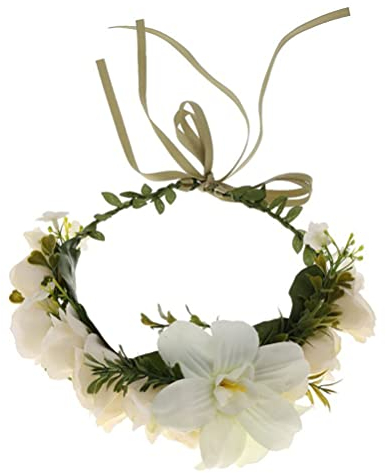 Frcolor Blumenkranz Blumenstirnband Boho für Festival Hochzeit