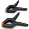 Tueascallk 9 Heavy Duty Nylon Spring Clamps, Woodworking Clamp, for Home Improvement and Photography Projects, The Jaws Have a Maximum Opening of 4, 2 Pieces