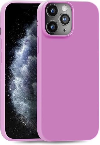 MyGadget Coque pour iPhone 11 Pro - Case TPU Souple - Cover Protection Extra Fine & Légère - Étui Coloré Anti Choc et Rayures - Mauve Rose