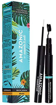 Nuggela & Sulé Amazonic Sérum Cejas. Repoblador y Densificador Cejas con Cepillo Estimulador. 3ml + Cepillo Especial Cejas.