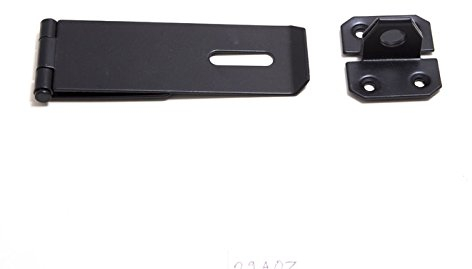 100 x HASPS und Heftklammern (11,4 cm), 110 mm x 3,8 cm, 40 mm, Stahl schwarz