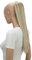 CAISHA 55cm Haarteil Nina mit Kordelverschluss Zopf Haarverlängerung Glatt Naturblond Mit Strähnen PH527