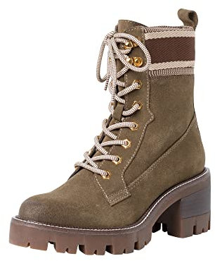 Tamaris Damen Stiefelette Oliv/Grün, Schuhgröße:EUR 40