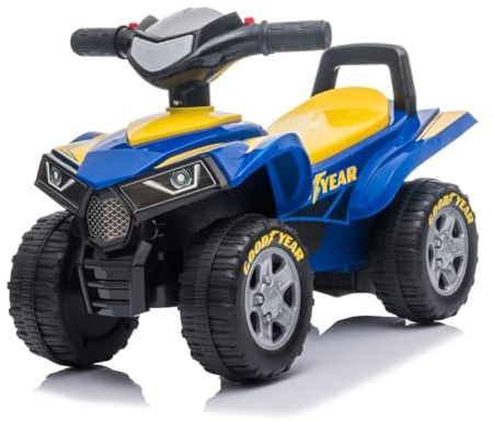 Kinderauto Quad Rutscher ab 1 Jahr Babyquad, Fahrzeug Rutschfahrzeug Babyauto Auto (Blau)