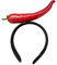 Lurrose Plüsch Chili Pepper Stirnband Gemüse Haarbänder Braut Haarreifen Hochzeit Haarschmuck Für Frauen Mädchen Rot