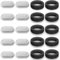 SAMANIJA 10-Pack Filtros, Compatible con Tomxcute 108oz/3.2L pet Fuente y Compatible con GIOTOHUN 64oz/2L cat agua Fuente con Esponjas