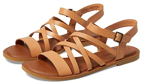 TOMS Damen SephinaFlat Sandalen, Sandy Beige, 38 EU