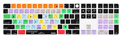 XSKN Ableton Live Housse de clavier en silicone pour clavier Apple Magic 2020-2023 avec Touch ID et pavé numérique A2520 (3 touches gauches, non compatibles avec le nouveau modèle 2024)