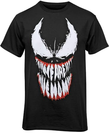 Marvel Boys Spider Man Venom Teeth Face T-Shirt
