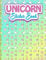 Unicorn Sticker Book: Black Sticker Book with unicorn theme for kids to collect fovorite stickers