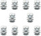 DGZZI Wire Stop Swivel 10 Sets Bremszug Regler Klemmschloss Schraube Bolzen Feststellschraube mit Muttern und Unterlegscheiben für Gaszug Choke Kabel Mini Bike