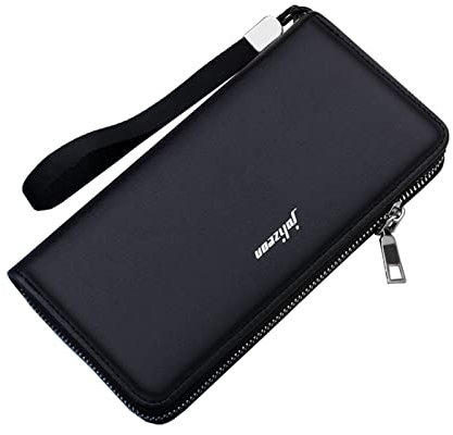 Momolaa Geldbörse Damen im Langformat Portmonee Leder Große Kapazität RFID Schutz Portemonnaie Lang Damenportemonnaie Brieftasche mit Kartenfächer und Kleingeldfach Damengeldbeutel Damenbörse