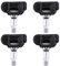 4× Reifendrucksensor Reifendruckkontrollsystem TPMS Sensor Kompatible für Opel Astra J Insignia Zafira C, TPMS Sensor 1359775 1358560 1010048 1010063