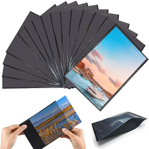 Photo Frame, 15pcs Magnetic Photo Frames, Magnetic Picture Frame for Family Blank Photo Frame Insert Fridge Magnets Gifts for Family & Friends (4 * 6 inches)