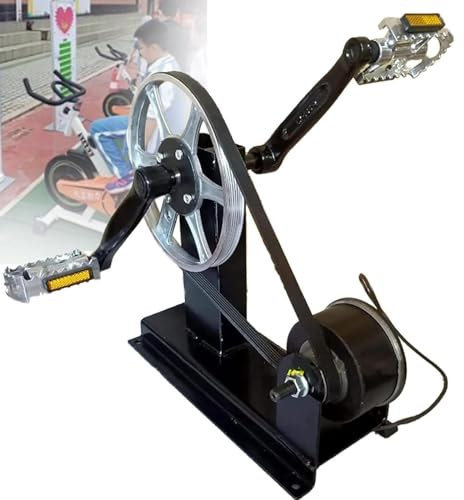 LSBHPPD Bicicleta Generación Energía para Pies,Generador Pedales,Generador Energía,Manivela,Fuente Alimentación Emergencia, Generador para Bicicleta Estática,Style2