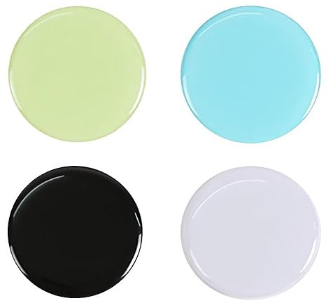 4 Pack New Version Phone Holder Solid Color Gradient Style Grip Stand Finger Holder for Smartphone and Tablets (Solid Color)