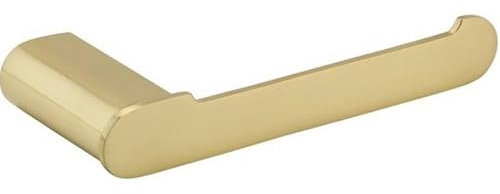 Brushed Brass Toilet Roll Holder, 16.5 cm