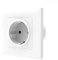 proAMEDEN Enchufe de Pared WiFi Zigbee, 16A, Monitor de Consumo de Energía, Compatible con Alexa y Google Home, Control de APP Tuya/Smart Life, Función de Temporizador (1/un White_Zigbee)