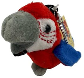 Cornelißen Kuscheltier Papagei Vogel Schlüssel Anhänger 1017137