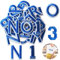 72 Pieces Iron on Letters and Numbers Patches, Blue Letter Patches Alphabet Embroidered Patch A-Z, Numbers 0-9 Applique,for Clothes, Dress, Hat, Jeans, DIY Accessories, Backpacks Jackets Pants