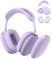 Custodia in silicone per cuffie Airpods Max USB-C/Lightning, AirPods Max accessori per auricolari, custodia in silicone morbido (violetta)