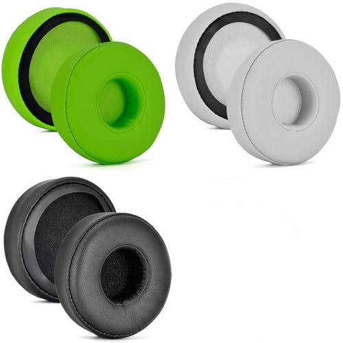 Almohadillas de piel de espuma viscoelástica suave de repuesto para auriculares Sony WH-CH500 / WH-CH510 CH500 CH510 (negro)