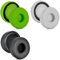 Almohadillas de piel de espuma viscoelástica suave de repuesto para auriculares Sony WH-CH500 / WH-CH510 CH500 CH510 (negro)