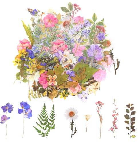 simarro 160 Stück Blumen Scrapbooking Aufkleber, Bunte Transparente Pflanzen Aufkleber Blumenaufkleber Wasserfeste Vintage Sticker für Scrapbook Fotoalbum Tagebücher Karten Handyhüllen (80 Stile)