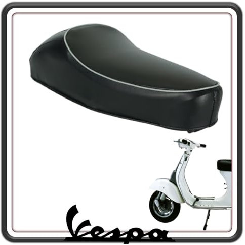 SELLA SELLONE SEDILE NERA COMPATIBILE PER VESPA 50 SPECIAL DAL 1970 AL1983 - VESPA 50 DAL 1967 AL 1971-50 L DAL 1966 AL 1970-50 N DAL 1963 AL 1971-50 R DAL 1969 AL 1971