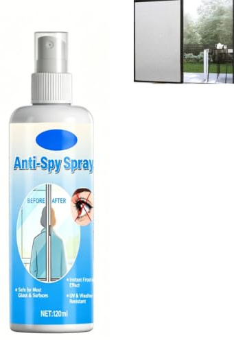 Mirror Effect Privacy Spray for Glass, 2026 New Reflective Window Spray for Home & Car, One Way Mirror Effect Glass Coating Spray, For Home, Office & Vehicle Windows, 120ml (1PC)