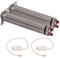 Kit de réparation pour cordons de serrage pour lave-vaisselle/ressort et charnière de porte/Bosch Siemens & Neff/pièce n° 754866/code couleur rouge