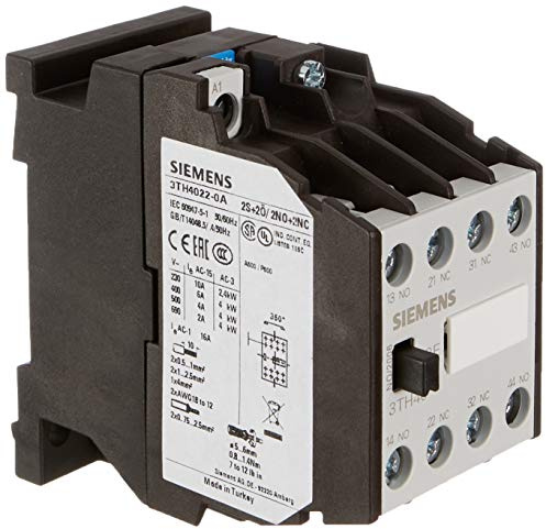 Siemens 3th4022–0 AP0 Schütz Relais 22E EN 50 011 2 NO + 2 NC, Schraubklemmen Betrieb AC 230/220 V 50 Hz, 276/26 V 60 Hz, weiß