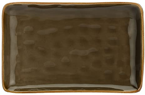 Thun Rose & Tulipani - Vassoio rettangolare 20x13 cm Concerto Grigio Tortora