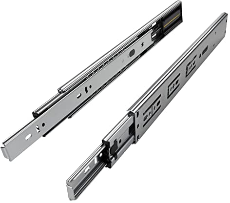 Junker 1 Paar Vollauszüge KV1-45-H45- L650-SC 650 mm mit Selbsteinzug u. Dämpfung (SoftClose) Teleskopschiene mit 45 Kg Tragkraft