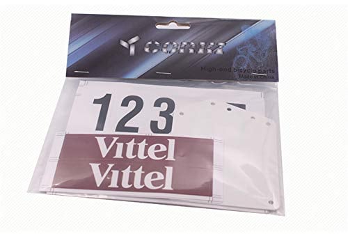 SHEAWA Special Number Plate Decals for Road Bike Triathlon Race Competition Plate (plate printed)