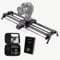 KONOVA Motorizzato P1 Series Carbonio Binario Slider Dolly with S2 for Parallax Panorama shot Live motion and timelapse supports Camera, Mobile phone, DSLR, Mirrorless with Bag (60cm)