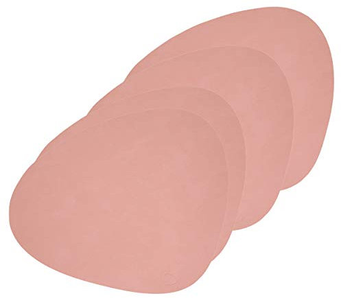 Lind DNA - Tischset Curve L, Nupo Rose (4er-Set)