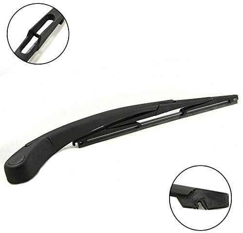 Rear Windscreen Window Windshield Wiper Arm Blade Set Black For Clio 3 III MK3