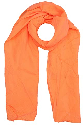 Zwillingsherz Seiden-Tuch für Damen Mädchen Uni Elegantes Accessoire/Baumwolle/Seiden-Schal/Halstuch/Schulter-Tuch oder Umschlagstuch einsetzbar - ora