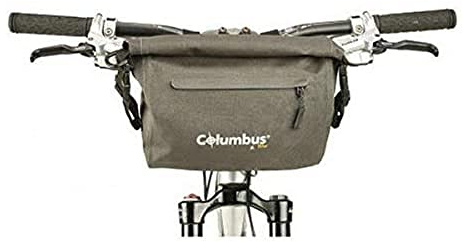 COLUMBUS Bikepacking | wasserdichte Tasche für den Lenker des Fahrrads, Umhängetasche, Dry Handlebar Bag mit Rollverschluss und Größe verstellbar bis 3 l.