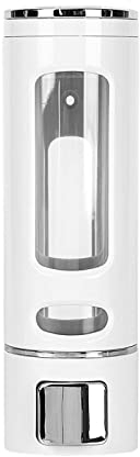 Queiting Wall-Mounted Soap Dispenser 400mL Manual Hand Soap Dispenser Liquid Distributor for Hair Shampoo Bathroom Shower Gel Sanitizer