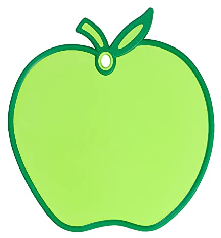 Chef Aid Green Apple Chopping Board, Durable and Practical, Hygienic, Non-Slip Edge, Food Prep